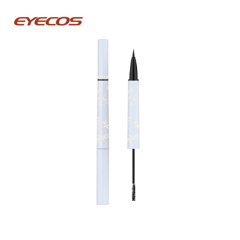 2-in-1 Peann Eyeliner Leachtacha fada agus Mascara